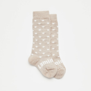 All: Merino Lamington Knee-high Socks - Truffle