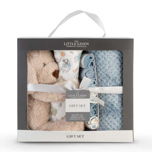 Blankets: Little Linen Boxed Gift Set Barklife Dog
