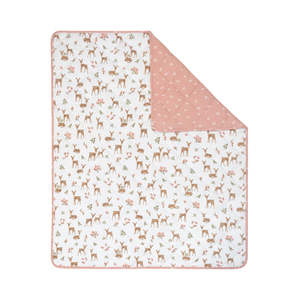 Blankets: Living Textiles Sophia's Garden - Reversible Jersey Cot Comforter