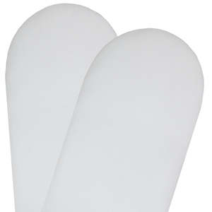 Living Textiles White Jersey Moses/Pram Fitted Sheet 2pk