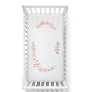 Lolli Living Floral Bouquet Cot Fitted Sheet