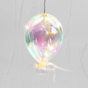 Stellar Haus Pearl Tint Balloon Hanging Glass