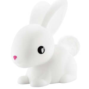 Dhink Blush Pink Bunny Night Light Battery Powered