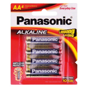 Panasonic Alkaline Battery Aa - 4 Pack