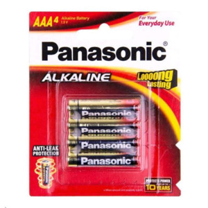 Batteries: Panasonic Alkaline Battery Aaa - 4 Pack
