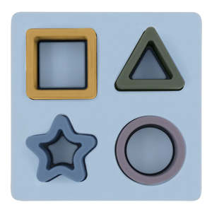 Books And Puzzles: Playground Shape Puzzle - Steel Blue