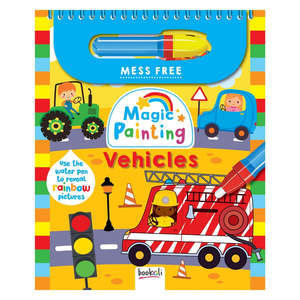 Books And Puzzles: Hinkler Books Magic Painting - Vehicles