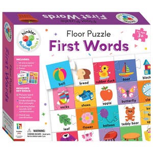Hinkler Gift Building Blocks Floor Puzzle First Words