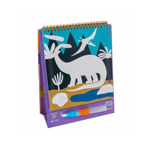 Floss & Rock Dinosaur - Magic Colour Changing Watercard Easel and Pen