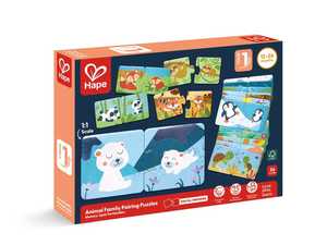 Hape Duo Logic Puzzle Animals Mum & Baby