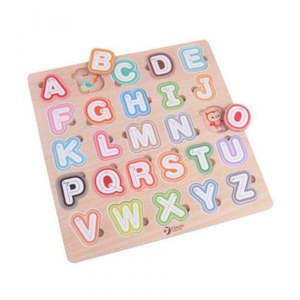 Puzzles: Classic World Wooden Alphabetic Puzzle
