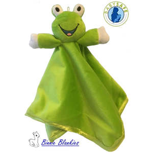 Binnie Baby Freddy Frog Blankie