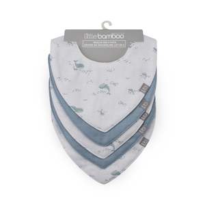 Little Bamboo Muslin Bib 5 pk