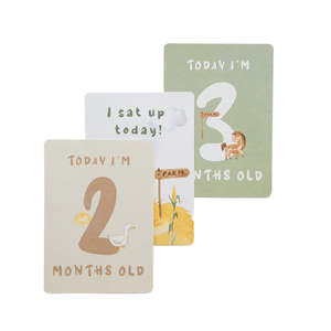 Living Textiles Tractor Ride - Milestone Cards