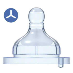 Bottles Teats Sterilisers: Chicco Well-Being Teat 6m+ Food Flow - 2 Pack