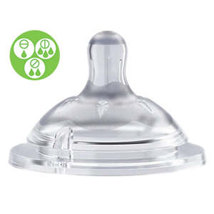 Teats: Chicco Natural Feeling Adjust Teat 4m+ - 2 Pack