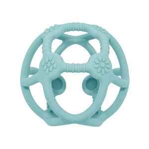 Playground Silicon Teether Balls Light Blue