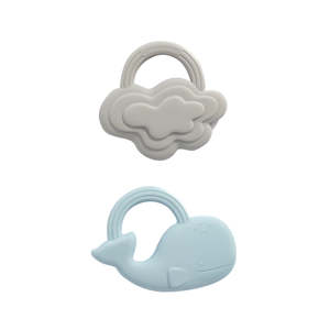 Playground 2pk Teether Whale/Cloud