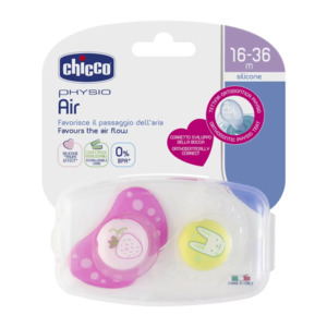 Soothers And Teethers: Chicco Physio Air Soother 16-36m - 2 Pack