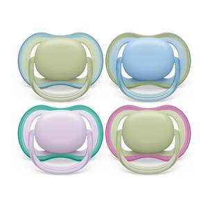 Avent Ultra Air Plain Soother - 2 Pack (Assorted)