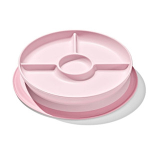 Food Preparation: OXO Tot Stick & Stay Suction Divided Plate
