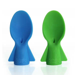 Food Preparation: Cherub Universal Food Pouch Spoons 2 Pack