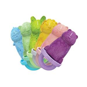 Utensils: Melii 6 Piece Animal Ice Pops with Tray