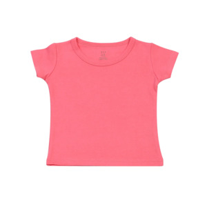Tops: hi-hop Short Sleeve Plain T-Shirt