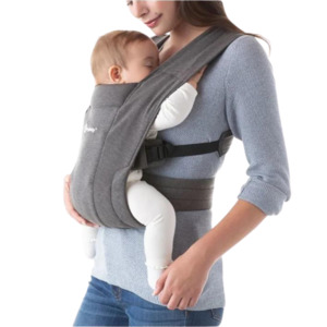 Out And About: Ergobaby Embrace Carrier - Heather Grey