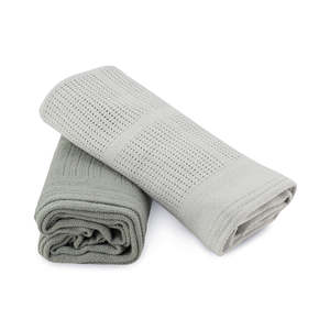 Little Bamboo Cellular Blanket - 2 Pack