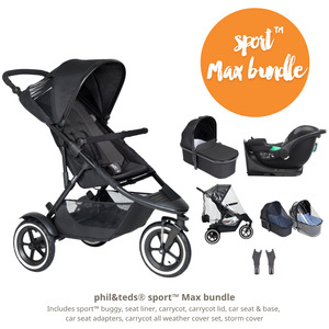 Three Wheel Buggies: phil&teds® sport™ Max Bundle