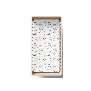 Burrow and Be Cot Fitted Sheet-Garden Treasures