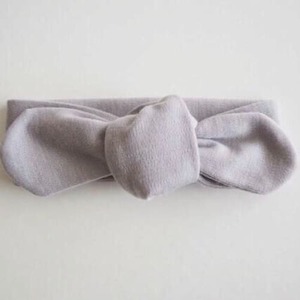 Classic Grey Topknot headband