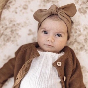Caramel Topknot headband