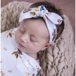 Boho Posy Topknot headband