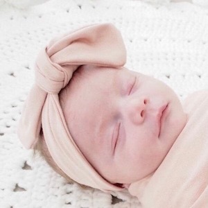 Topknot Headbands: Blush Pink Topknot headband