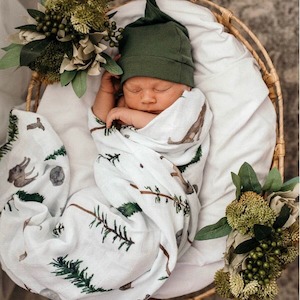 Alpha organic muslin wrap