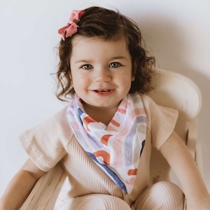 Dribble Bib - Rainbow Baby