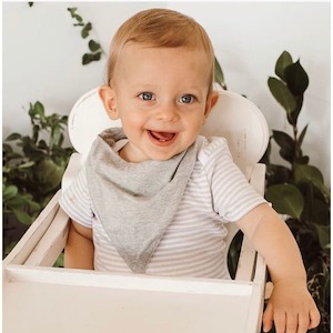 Dribble Bib - Grey Marle
