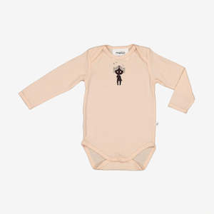 Mello Merino: Long Sleeve Bodysuit - Astro Girl