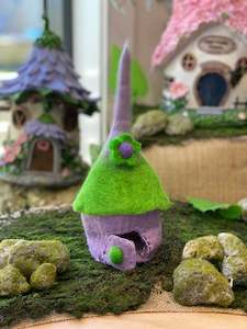 Himalayan Felt Co: Felt Tiny Tooth Fairy Home - Purple