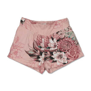 Girls Shorts: Lyla Shorts - Tropical Bouquet