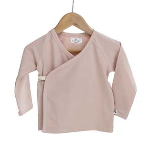 Baby Tops: Essentials Kimono Top - Dusty Rose