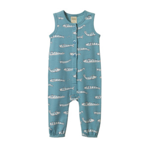 Onesies 1: August Suit - South Seas Mineral Print