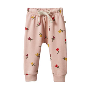 Baby Pants: Sunday Pants - Rose Dust Tulips