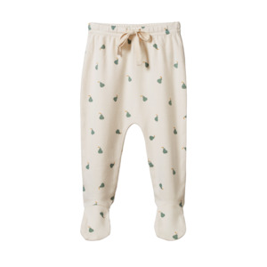 Baby Pants: Footed Rompers - Petite Pear