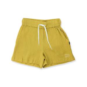 Baby Shorts: Coast Short - mustard