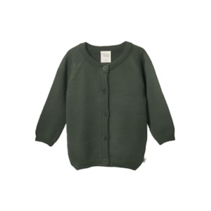 Mello Merino: Merino Knit Cardigan Thyme