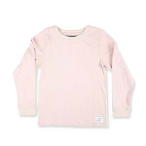 Girls Long Sleeve Classics Tee Dusty Pink