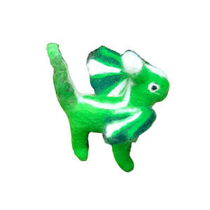 Felt Toys: Felt Dragon - Green